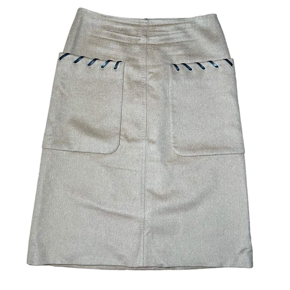Strenesse Wool Pencil Skirt